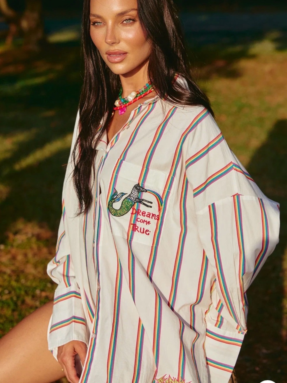 THE DON JULIO SHIRT - RAINBOW DREAMS Sabbi NWT Size S